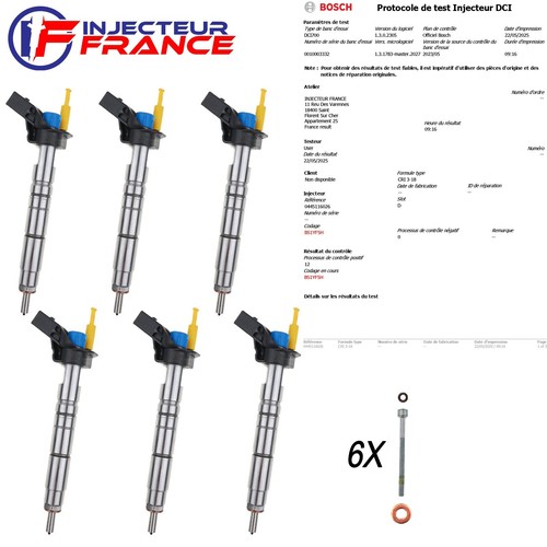 0445116026 bosch injecteur - 6x,
