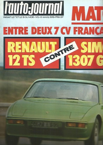 Auto journal r12 ts - l'auto,