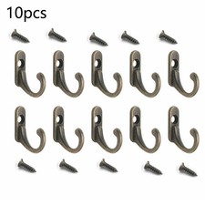 Ancien crochet mural en laiton