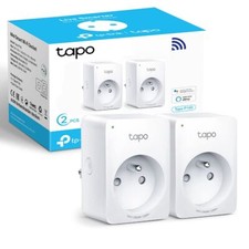 TP-Link Tapo P100 Smart Plug 2990 W WLAN Bluetooth Alexa Google Home Weiß