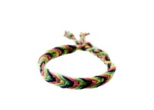 Bracelet fil tresse rasta Jamaique  bresilien 23