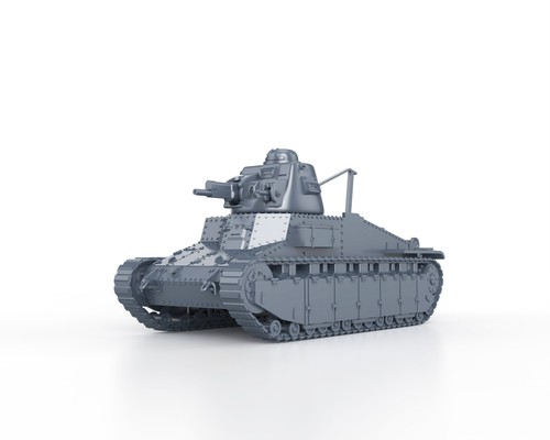 Wwii french renault char - -,