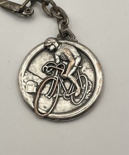 Porte Clé - DISSOPLAST - VÉLO - Cycliste / Vintage Key Ring / Garage 1960 