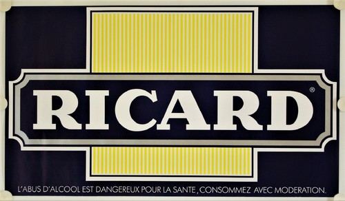 Affiche pastis ricard 77x44 - ricard,