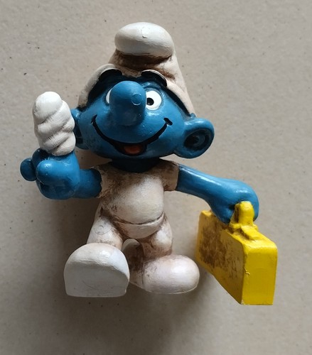Figurine schtroumpf blessé - schtroumpf,