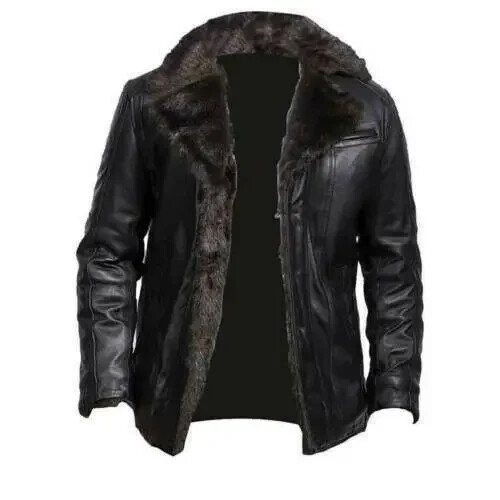 Veste cuir homme - cuir,