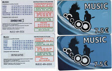 MUSIC LOT 2 CARTES
