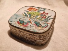 Boite A Bijoux Et Porcelaine