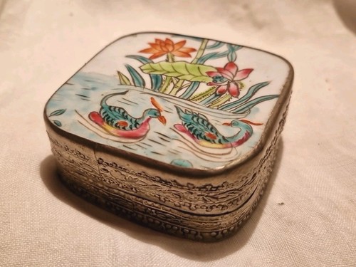Boite bijoux porcelaine - a,