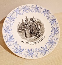 Assiette en Faïence de Digoin