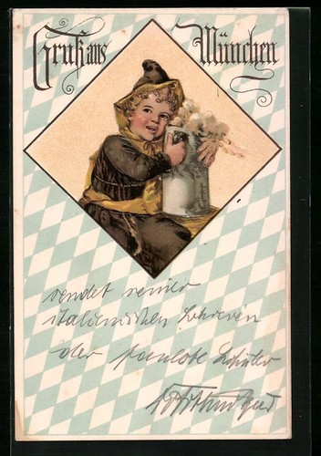 Lithographie gaufrée munich - gaufrée,