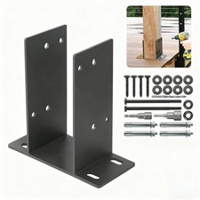 Support de poteau en b??ton support robuste s??curit?? renforc??e support durabl