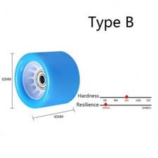 4 Pièces Skateboard Roues