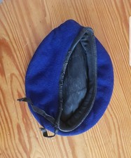 Béret militaire bleu roi taille 56 Guerre d'Algérie. Blue military Beret France 