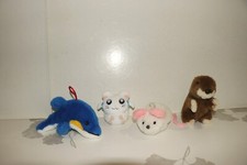 Lot 3 Lot 4 peluches variées