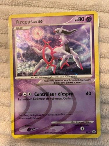Carte pokémon arceus - pokémon,