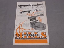 Catalogue tourne-disque-pick-up – MILLS AUTOMATIC – 2 pages