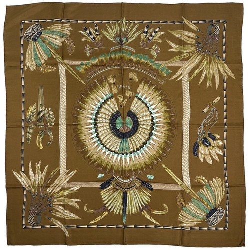 Hermes carre90 brazil - brazil, silk