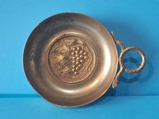 Ancien Tastevin Publicitaire Raisin Vigne Marque Le Continental REINS 1970/1980