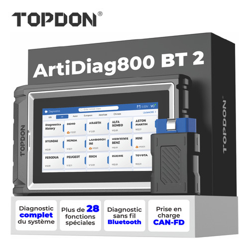 Topdon artidiag800 valise - artidiag800, 2