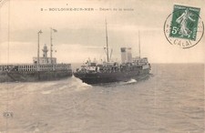 CPA BOULOGNE sur MER départ de la malle