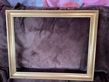 cadre ancien en bois (début XXe) pour toile 65x50cm