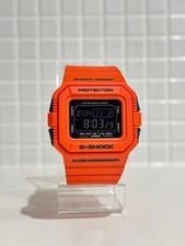 Rare montre vintage Casio G-SHOCK DW-D5500MR Rescue Orange excellent état