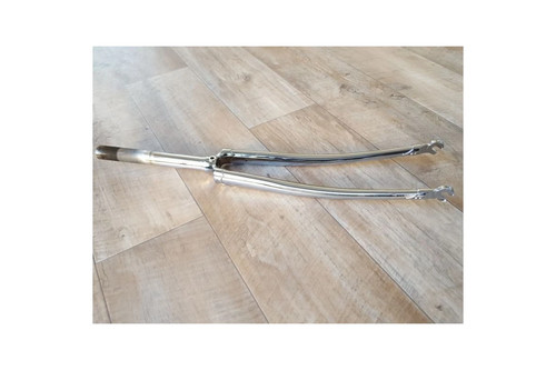 Fourche vélo chromée - fourche, de