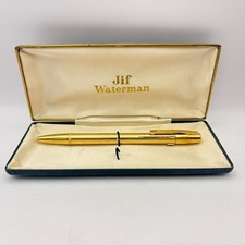 Jif Waterman Pantabille - Stylo bille 4 couleurs plaqué or G - 1970 - en boite