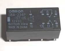1 x G6A-234P-ST-US-DC12V - Relais signal faible- 12Vdc 1A DPDT - OMRON