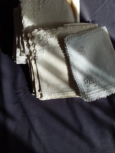 Lot serviettes table - de, de