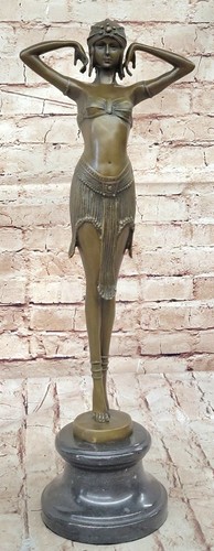 Chiparus bronze sculpture - bronze,