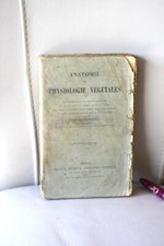 livre ancien anatomie et physiologie végétales Guibert 1896 broché - nb schémas