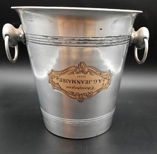 Sceau À Champagne A.G. JEANMAIRE Collector Etiquette à l'envers