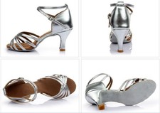 Chaussures de danse tango latin femme neuves à talons salsa