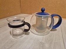 Théière filtre piston - à,