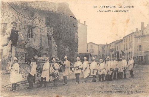 Cpa auvergne les cornards - 63,