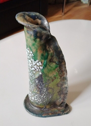 Vase raku tchecoslovaquie - raku,