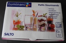 Lot de 6 verrines Luminarc Petits Gourmands