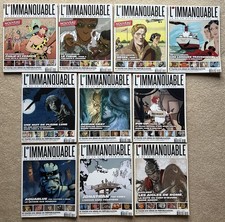 Revue L'IMMANQUABLE (magazine mensuel) - Lot de 10 numéros (1 au 10, voir liste)