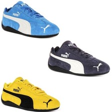 Puma Chat Og Piste de Course Ins Hommes Baskets en Bleu Marine Blanc UK 7 - 12