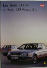 Brochure audi 100 - l'audi, s4