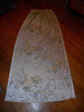 Vintage Lot of 3 Drapes Floral