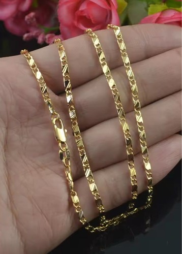 Collier plaqué couleur 18k - plaqué, or