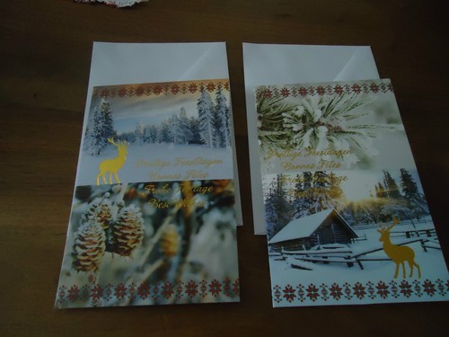 Cartes voeux avec - 2,