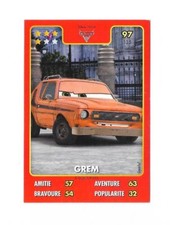 Carte Auchan - Héros Disney Pixar - Cars - N°97 - Crem