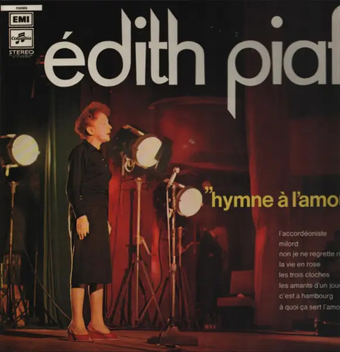 édith piaf hymne amour - À, l'amour