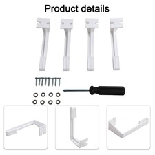 Lot de 4 supports de rideaux