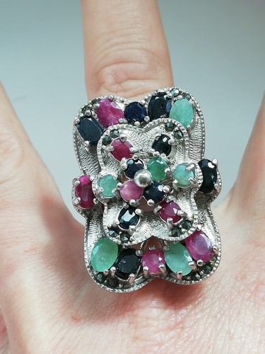 Bague argent ancienne - bague,