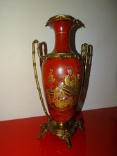vase en porcelaine et bronze